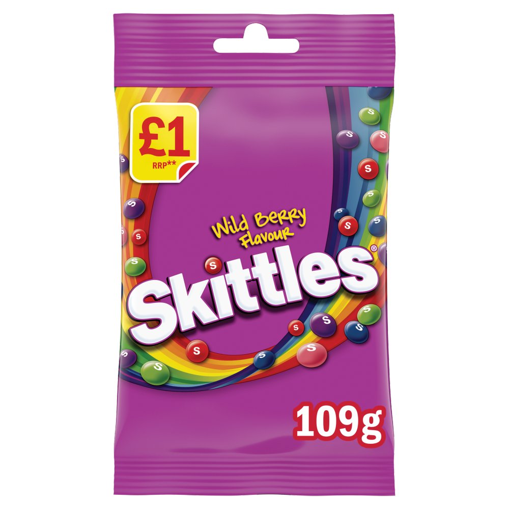 Skittles Wildberry Bag PM £1 109g