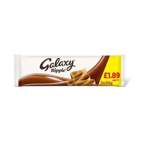 Galaxy Ripple 3pk (3 x 30g) PM £1.89