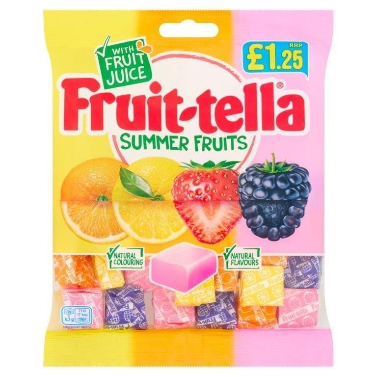 (Discontinued) Fruittella Summer Fruits PM £1.25 135g (Vegan)
