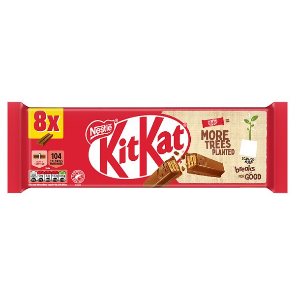 KitKat 2 Finger 8pk Milk (8 x 20.7g) (HS)