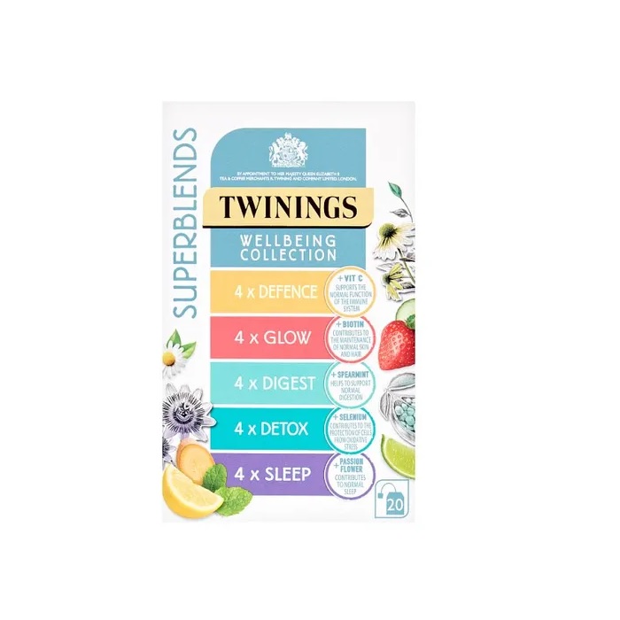 Twinings Superblends Wellbeing Collection Tea Bags 20s 37g (HS)