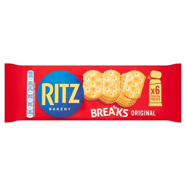Ritz Original Breaks 6pk (6 x 31.67g) 190g (HS)