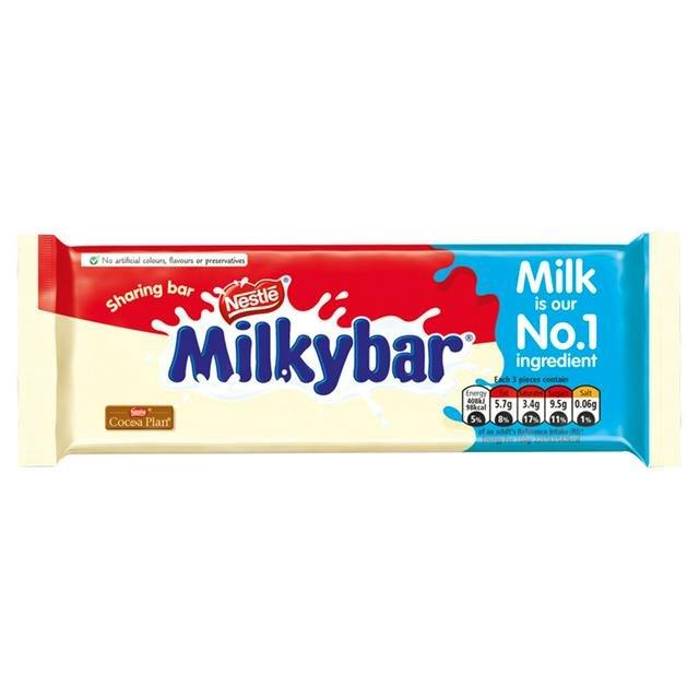 Milkybar White Block 90g