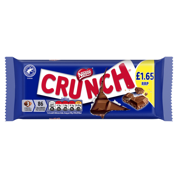 Nestle Crunch Milk PM £1.65 100g