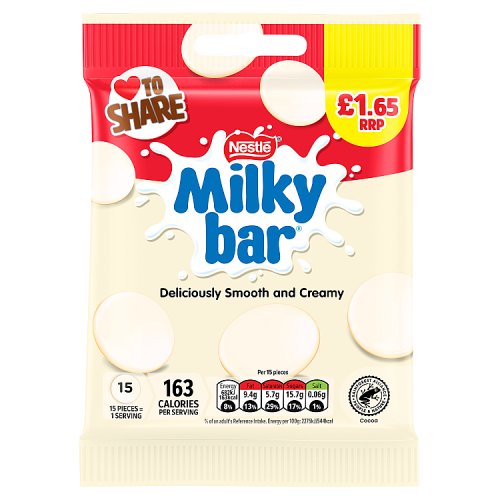 Milkybar Giant Buttons Bag PM £1.65 85g