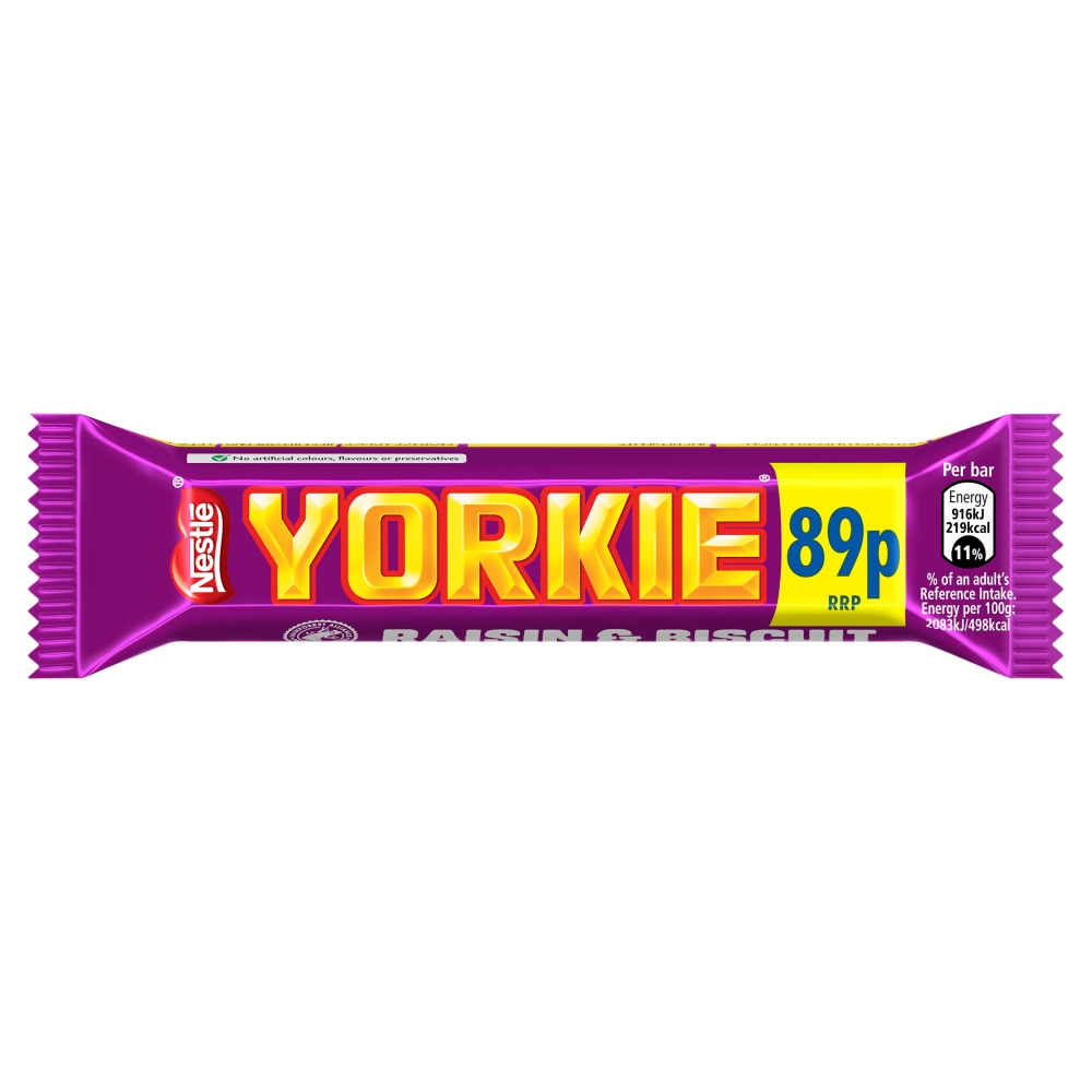 Yorkie Raisin & Biscuit PM 89p 44g