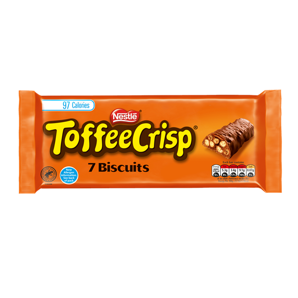 Toffee Crisp Biscuit 7pk (7 x 18.7g)