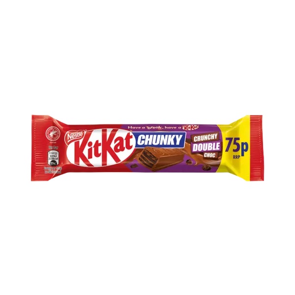 (DISCONTINUED) KitKat Chunky Double Chocolate PM 75p 42g 
