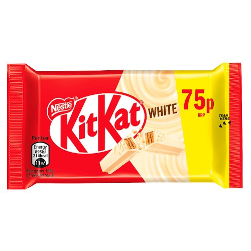 (DISCONTINUED) KitKat 4 Finger White PM 75p 41.5g