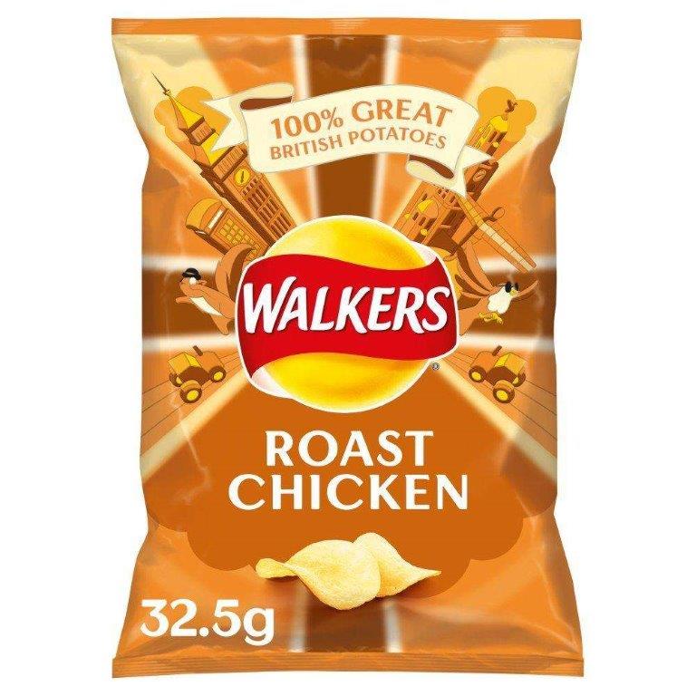 (DISCONTINUED) Walkers Crisps Roast Chicken 32.5g