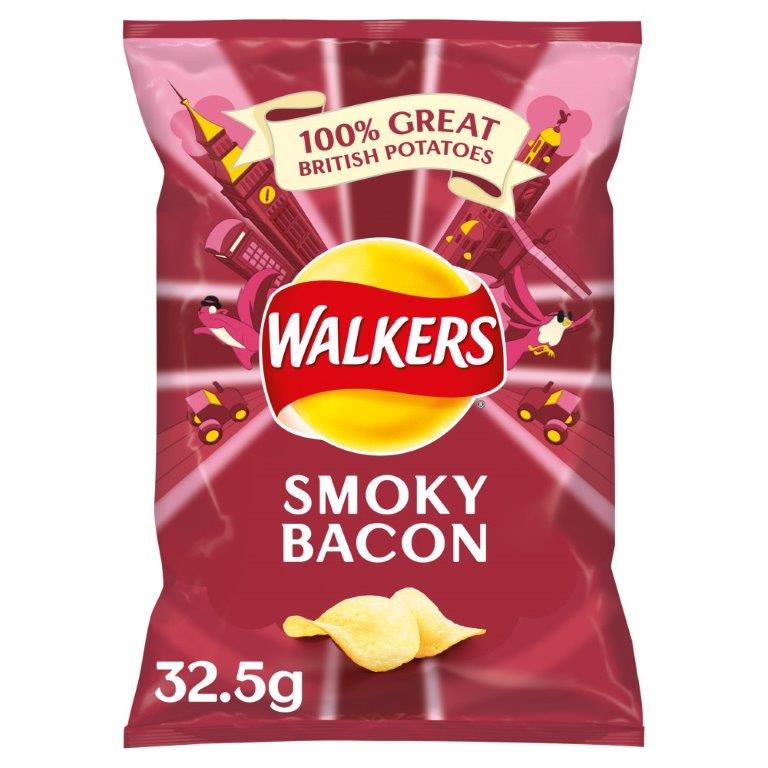 (DISCONTINUED) Walkers Crisps Smoky Bacon 32.5g