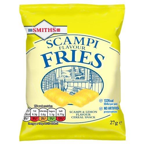 Smiths Scampi & Lemon Snacks (24 x 27g)