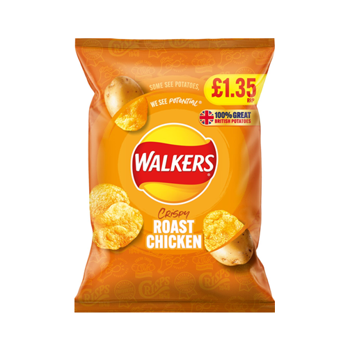 Walkers Heinz Roast Chicken PM £1.35 70g