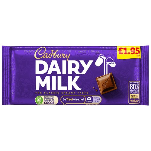 Cadbury Dairy Milk Block PM £1.95 95g