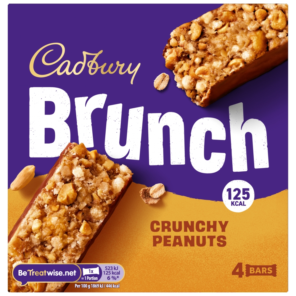 (UOM BLOCKED) Cadbury Brunch Bar Peanut 4pk (4 x 28g)