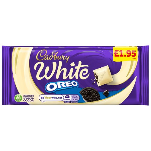 Cadbury Oreo White Block PM £1.95 120g