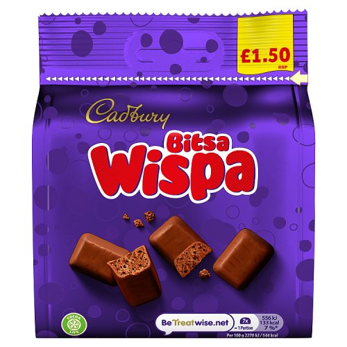 (UOM BLOCKED) Cadbury Bitsa Wispa Bag 85g PM £1.85