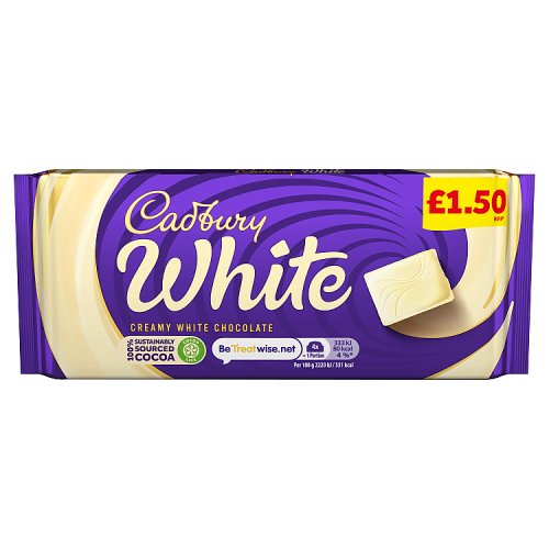 Cadbury Dairy Milk White Block PM £1.95 90g