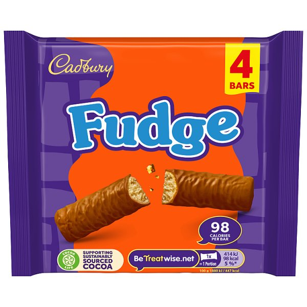 Cadbury Fudge 4pk (4 x 22g)