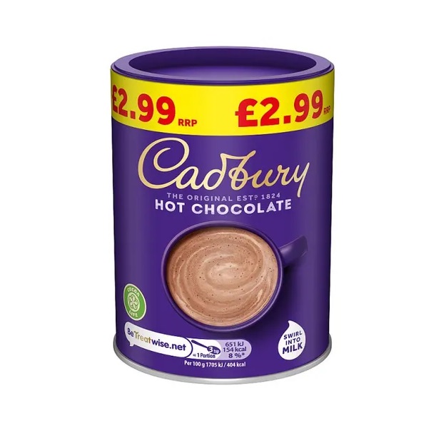 Cadbury Hot Chocolate 175g PM £2.69