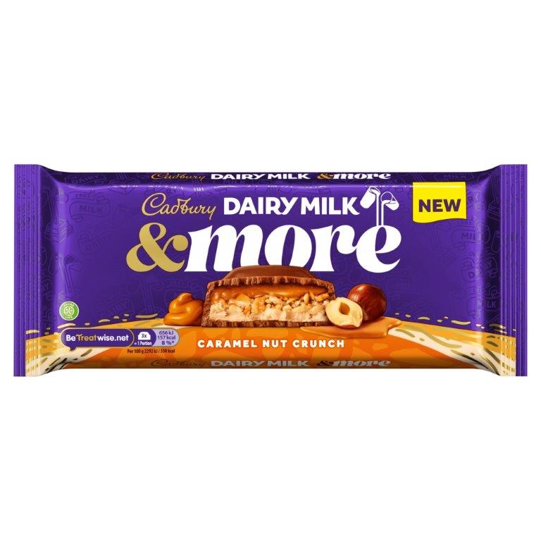 Cadbury Dairy Milk More Caramel Nut Crunch 180g