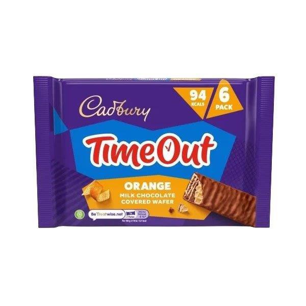 (DELIST) Cadbury Timeout Orange 6pk  (6 x 18g) 108g