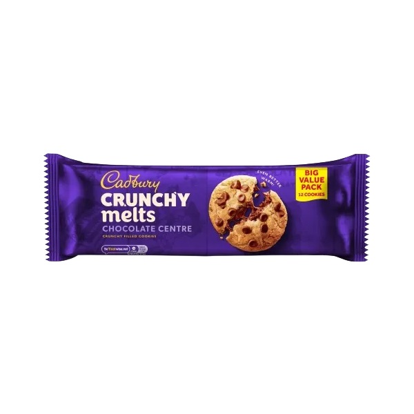 Cadbury Crunchy Melts Choco Chip Cookies 312g 