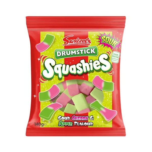 Swizzels Squashies Sour Cherry & Apple 140g