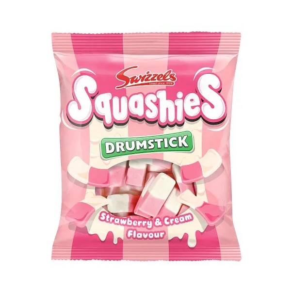 Swizzels Squashies Strawberry & Cream 120g