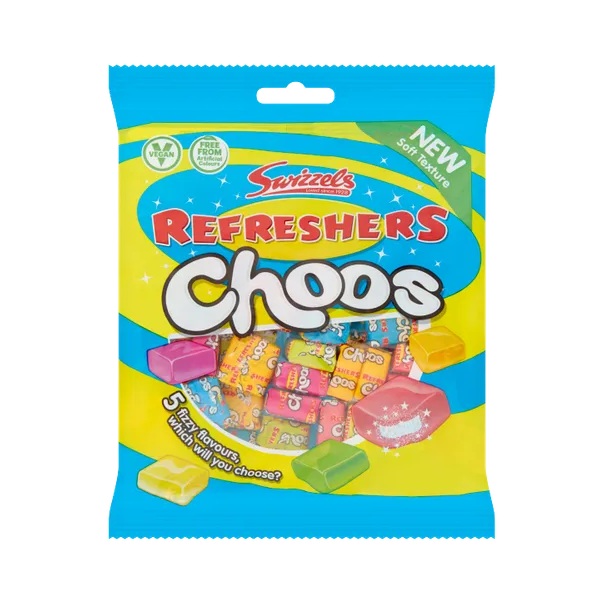 Swizzels Refreshers Choos 150g