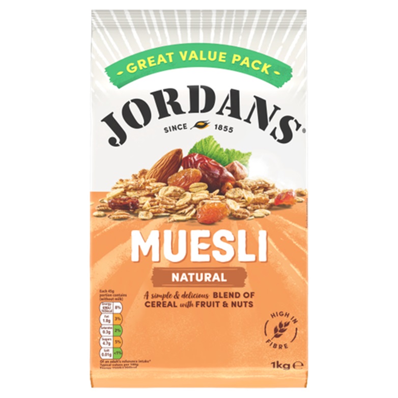 (DELIST) Jordans Muesli Natural 1kg