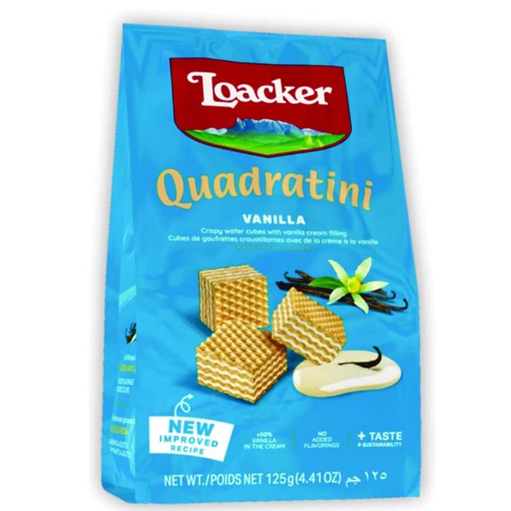 Loacker Vanilla Quadratini 125g