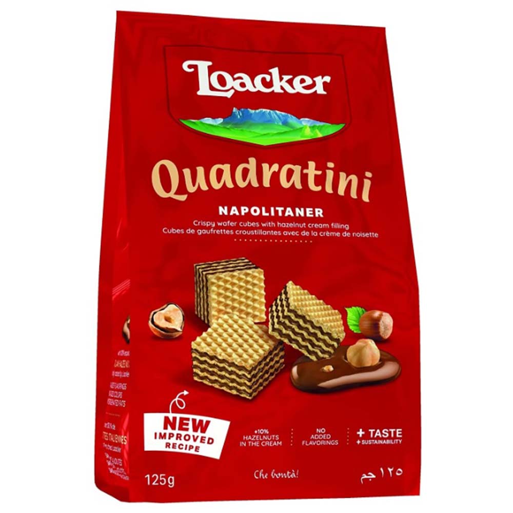 Loacker Napolitaner Quadratini 125g
