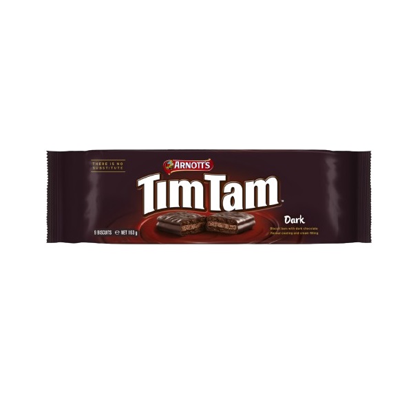 Tim Tam Dark Biscuits 163g