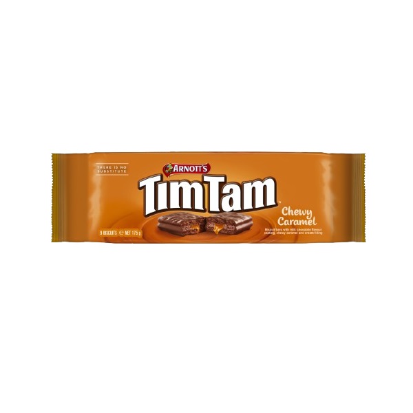Tim Tam Chewy Caramel Biscuits 163g