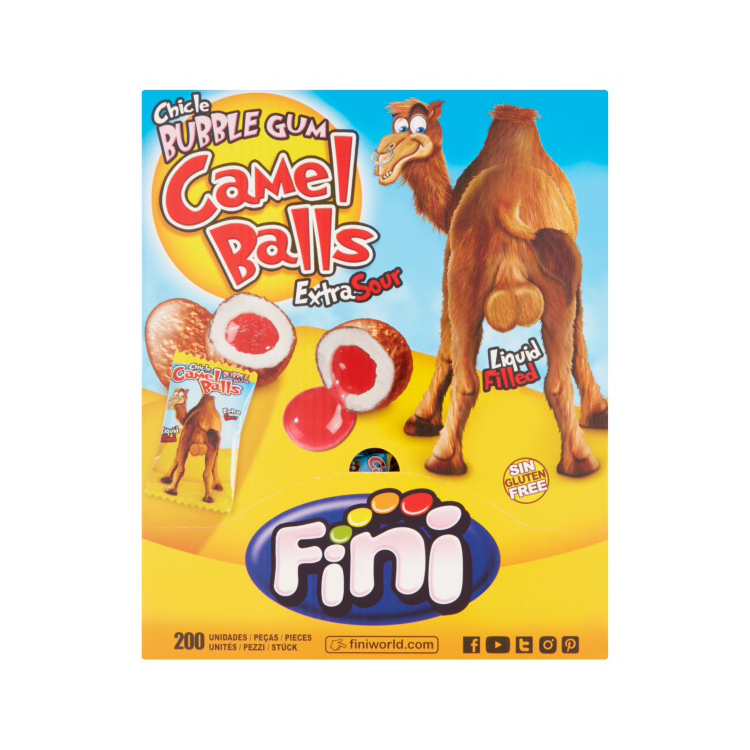 Fini Bubblegum Camel Balls 200s