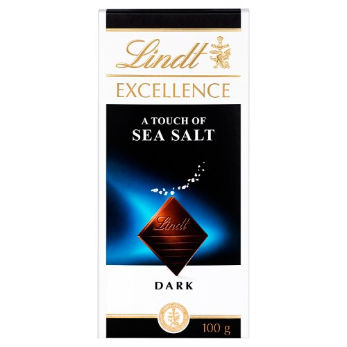 (DELIST) Lindt Excellence Dark Sea Salt 100g
