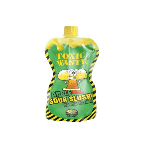 (DISCONTINUED) Toxic Waste Apple Slushy Pouch 250ml