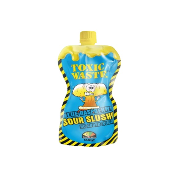(DISCONTINUED) Toxic Waste Blue Raspberry Slushy Pouch 250ml