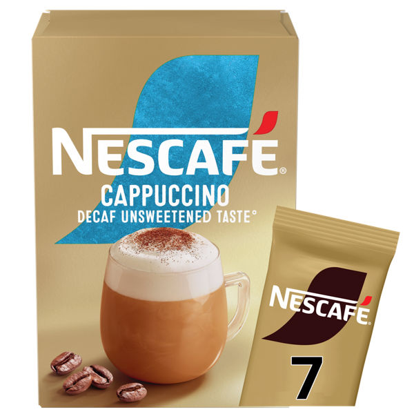 Nescafe Sachets Gold Cappuccino Decaf Unsweetened 7s (7 x 15g)