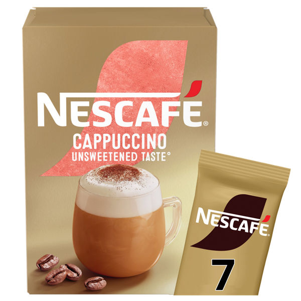 Nescafe Sachets Gold Cappuccino Unsweetened 7s (7 x 14.2g)