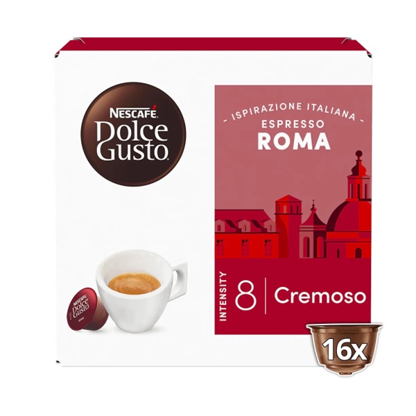 Nescafe Dolce Gusto Espresso Roma 16s (3 x 99.2g)