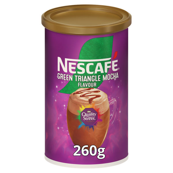 Nescafe Quality Street Green Triangle Mocha Coffee Tub 260g