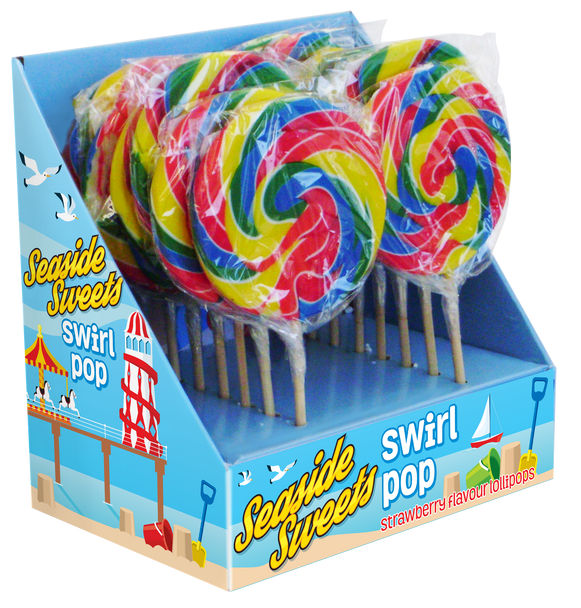 Seaside Sweets Swirl Pops 50g