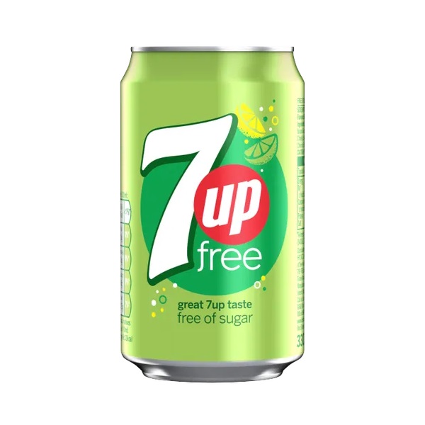(DELIST) 7Up Free Lemon & Lime Can 330ml
