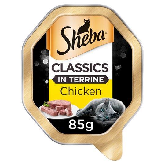 (Discontinued) Sheba Classics Cat Tray With Chicken In Terrine 85g (Kosher)