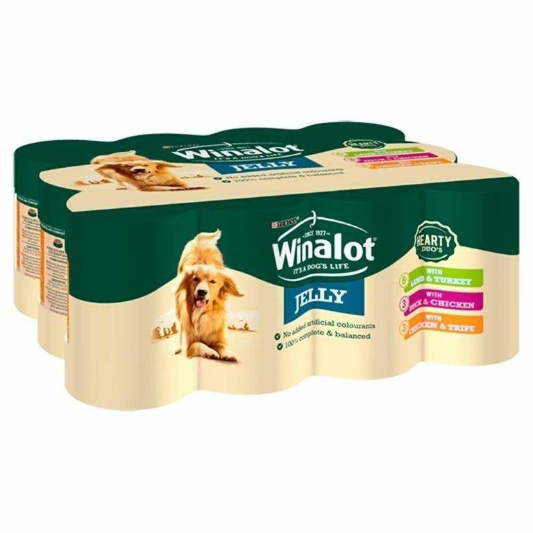(Delist) Winalot Hearty Duo Mixed In Jelly Wet Dog (12 x 400g)