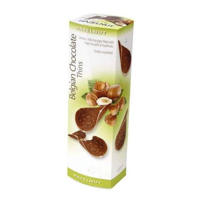 (DISCONTINUED) Belgian Thins Hazelnut 80g