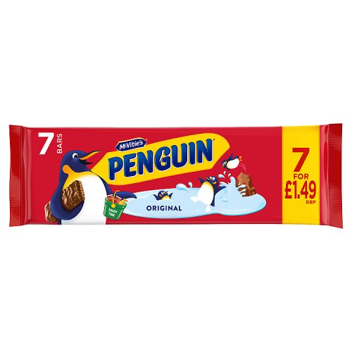 McVities Penguin Milk 7pk PM £1.49