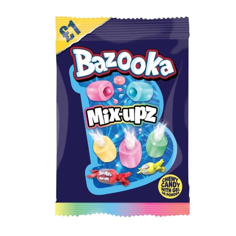 Bazooka Chews Mix Upz PM £1.15 120g